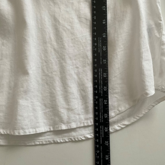 Saint Tropez West Blouse XL White Lace Keyhole Boho Cottagecore Peasant Summer - Picture 5 of 8